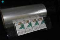 ИСО аттестовал фильм ПВК 25 микронов упаковывая для нагого короля Размера Сигареты Коробки Враппинг как наружная коробка