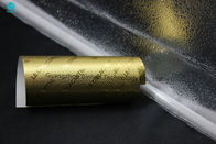 Подгонянный крен бумаги алюминиевой фольги размера золотой выбивая толщина 50 микронов