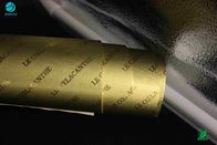 Выбивая бумага алюминиевой фольги сигареты затирания золота названия фирмы логотипа металлизируя прокатанную длину 1500m