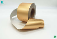 Золотить бумага алюминиевой фольги пакета 58gsm 76mm сигареты золота