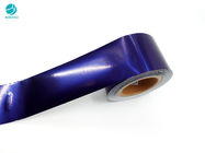 Сияющая пурпурная пылезащитная алюминиевая фольга дыма 55gsm бумажная для пакета сигареты
