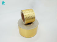 Выбитая сигареты алюминиевой фольги золота 8011 логотипа бумага составной упаковывая