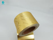 Выбитая сигареты алюминиевой фольги золота 8011 логотипа бумага составной упаковывая