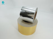Ровная поверхностная серебристая золотая бумага алюминиевой фольги для пакета сигареты