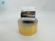 Ровная лоснистая серебристая золотая бумага алюминиевой фольги для пакета сигареты внутреннего