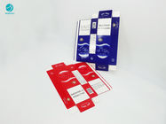 Картонная коробка безвредной красной голубой сигареты упаковывая с персонализированным дизайном