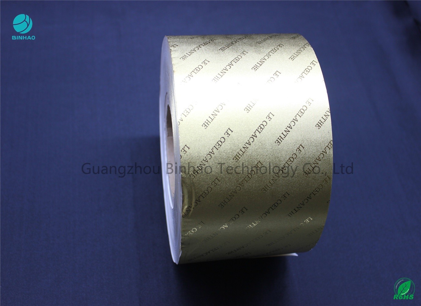Составная бумага алюминиевой фольги золота/серебра с выбивая фирменным наименованием или логотипом 55гсм