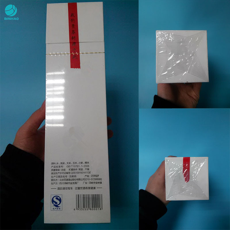 Крен обруча сокращения 27 микронов мягкий для нагой коробки сигареты упаковывая с жарой - функцией запечатывания