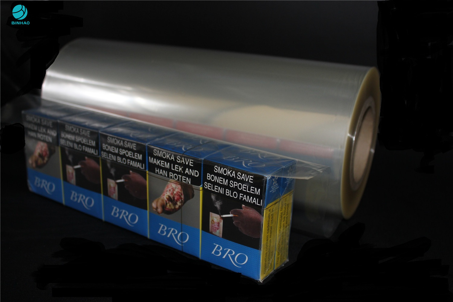 фильм поливинилового хлорида 360мм для фильма ПВК упаковки еды упаковывая для коробки сигареты