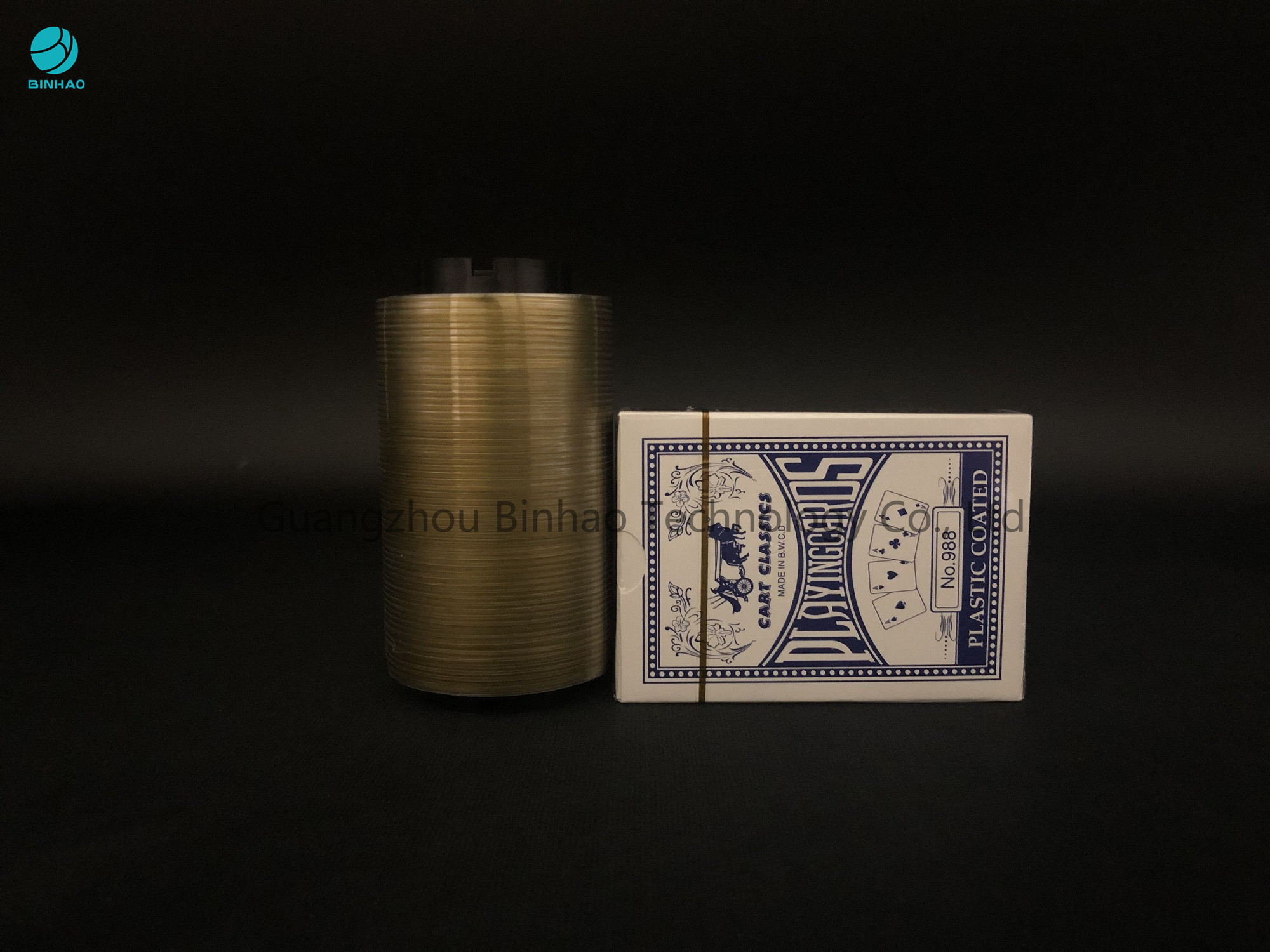Лента прокладки разрыва золота материалов БОПП для коробки игральных карт сигареты упаковывая с одиночным бортовым прилипателем