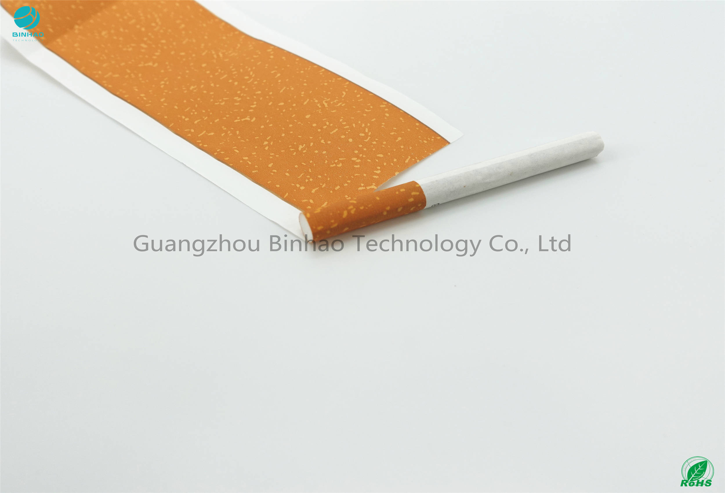 Горячая пробочка сигареты фольги 34гсм печати наклоняя бумагу