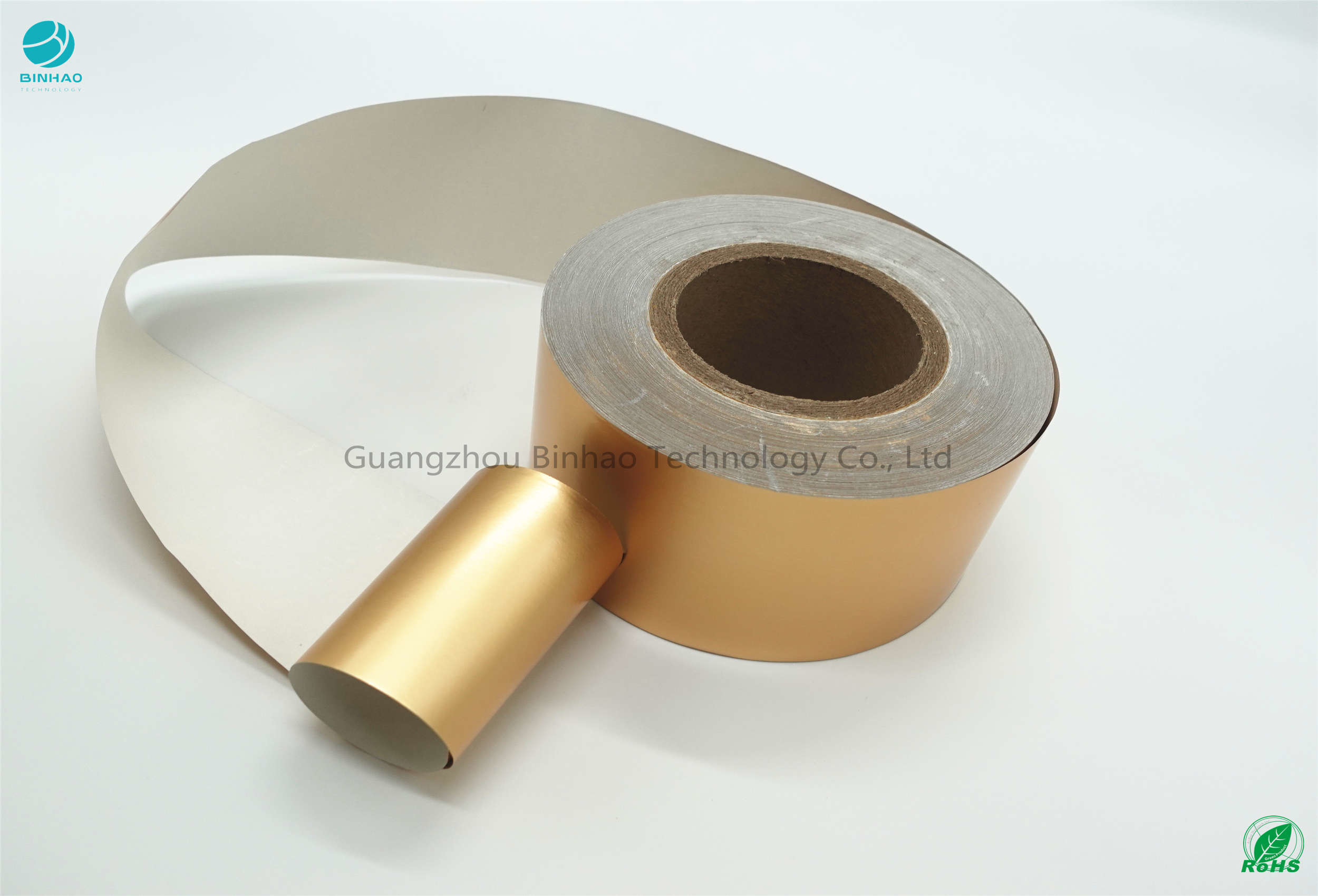 Бумага золота алюминиевой фольги табака 1500mm качества еды 55Gsm