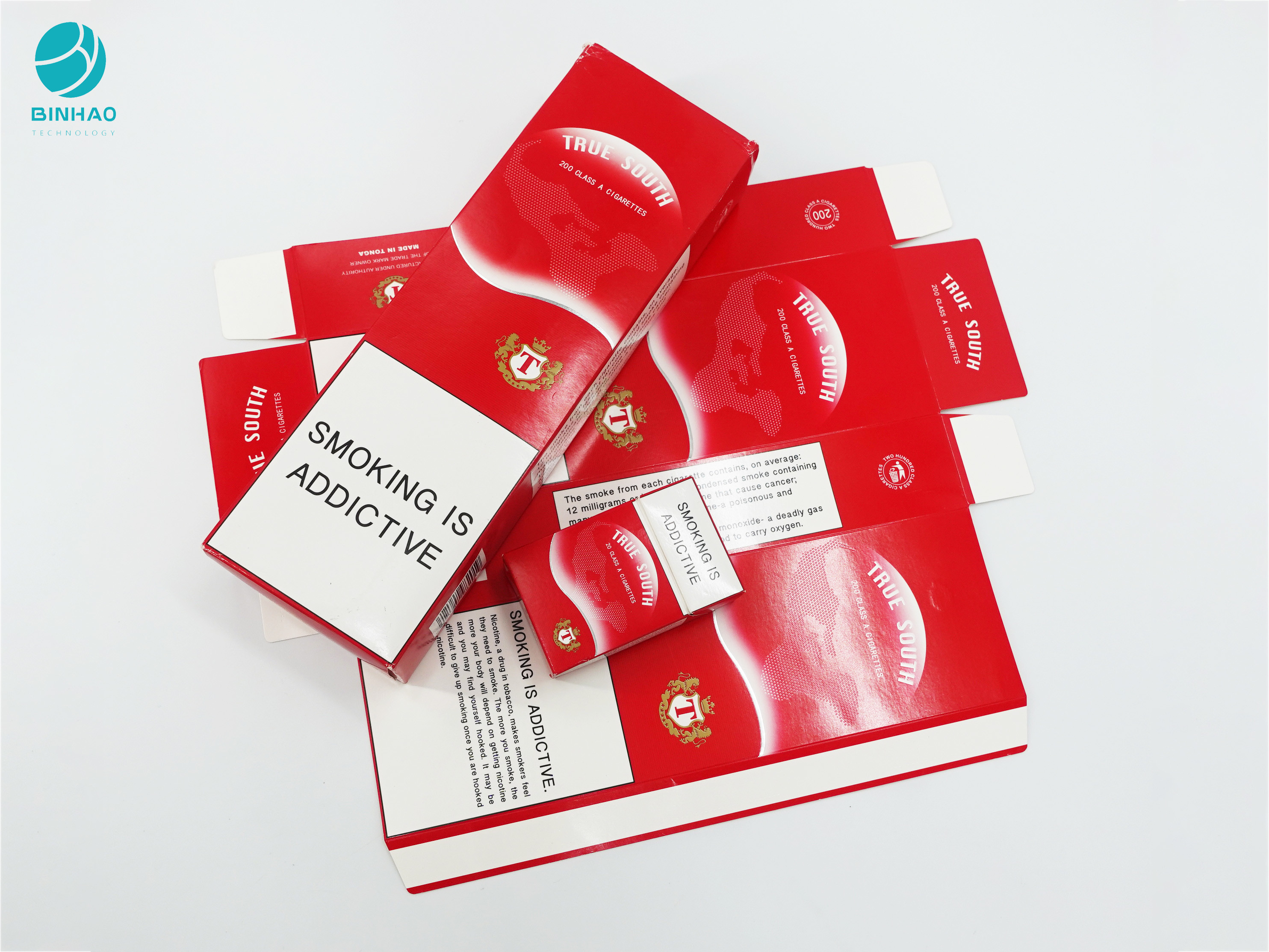 Подгонянный дружественный к Эко красочный картон для упаковки сигареты табака