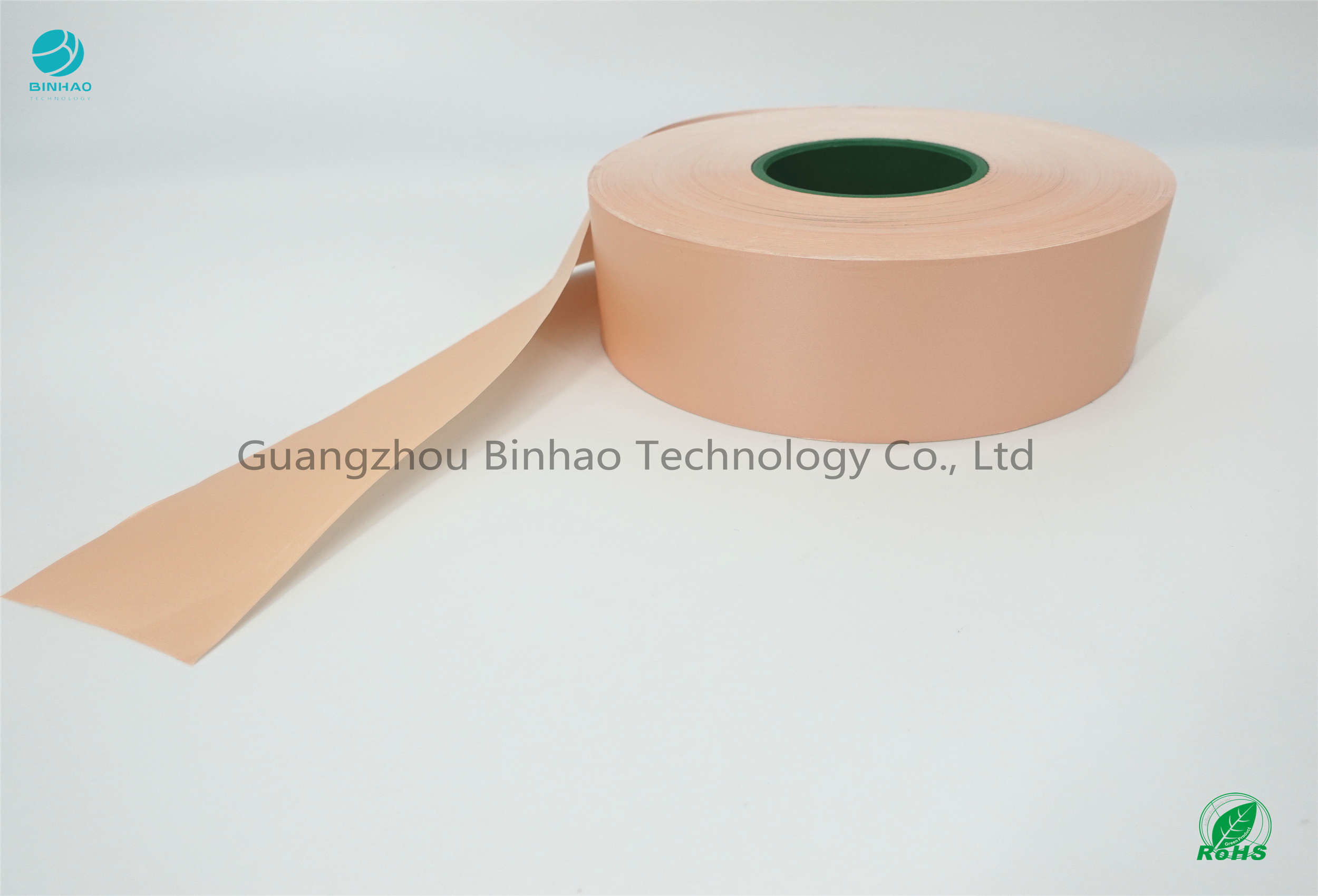 обработка лоска покрытия цвета сырья фильтровальной бумаги табака 34-35gsm Grammage упаковывая розовая