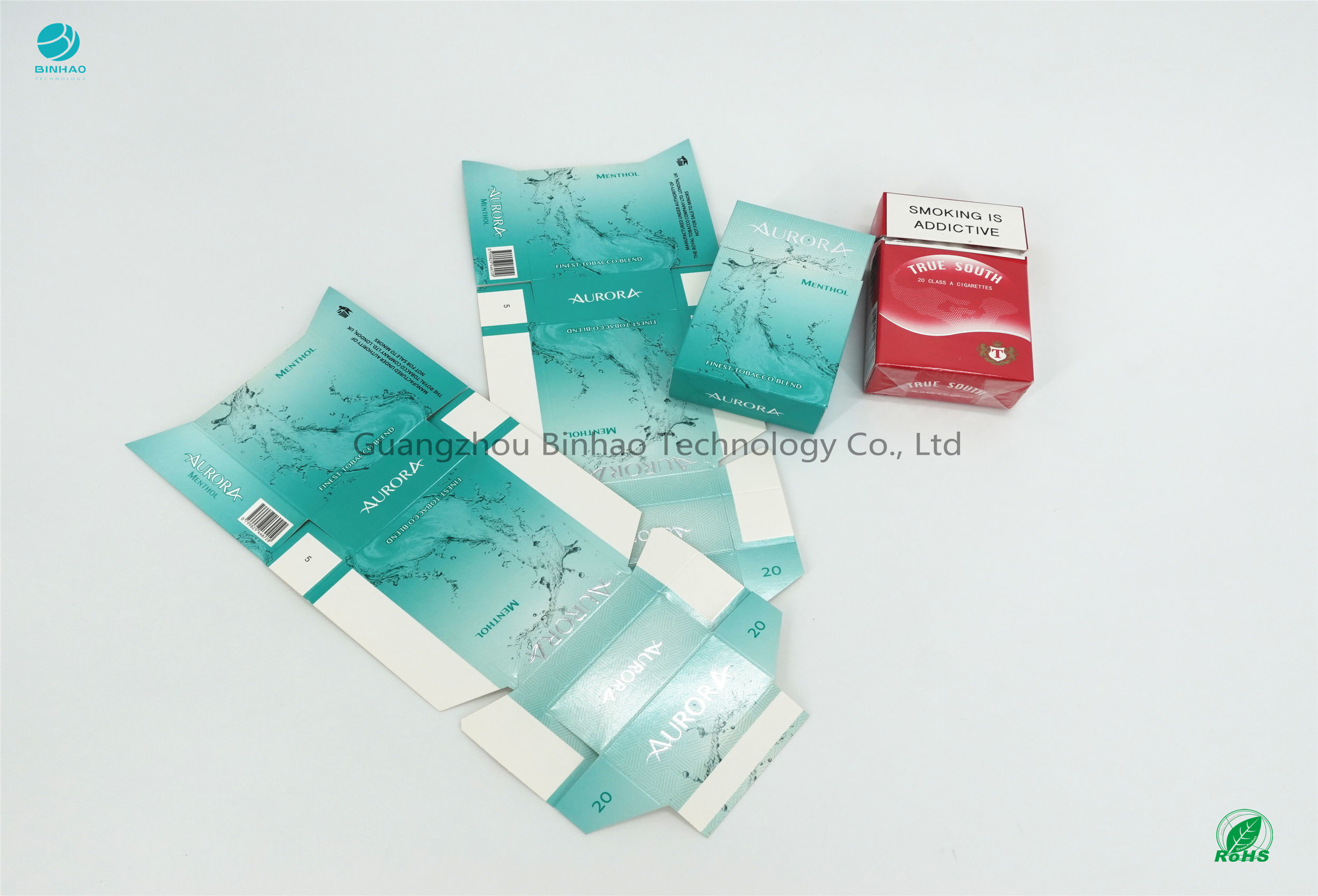 Тройной картон бумажное SBS случаев упаковки сигареты покрытия лезвия печатая ≤1.0um PSP