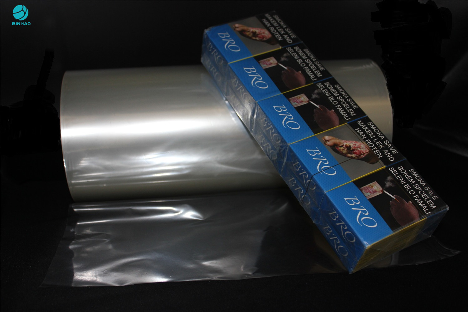 Фильм PVC усушки 5% упаковывая для упаковки коробки сигареты табака нагой