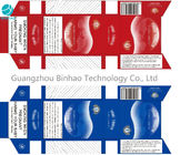 Красный пакет дыма случая сигареты голубой бумаги изготовленный на заказ с дизайном личности