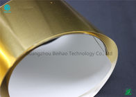 Сияющая лоснистая бумага алюминиевой фольги переноса золота с экологическими материалами в 65гсм
