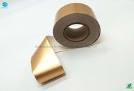 Бумага алюминиевой фольги табака 85mm трудного золота жесткости 50% штейновая