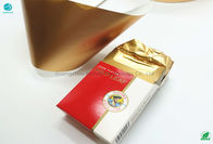 Бумага алюминиевой фольги табака 85mm трудного золота жесткости 50% штейновая