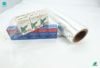 Фильм PVC жары 76mm 55% ясный упаковывая для пакета коробки табака