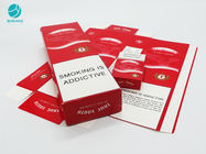 Случаи бумаги картона красного дизайна прочные для упаковки коробки табака сигареты