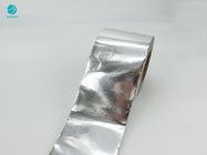 Подгонянная бумага алюминиевой фольги логотипа серебристая для сигареты упаковывая 114mm