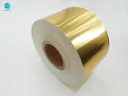 лоснистая золотая бумага алюминиевой фольги 55Gsm для создания программы-оболочки сигареты упаковывая