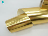 лоснистая золотая бумага алюминиевой фольги 55Gsm для создания программы-оболочки сигареты упаковывая