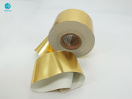 Золотая бумага алюминиевой фольги пакета 0.3Mpa сигареты с подгонянным логотипом