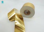 Золотая бумага алюминиевой фольги пакета 0.3Mpa сигареты с подгонянным логотипом
