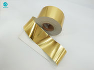 Золотая ровная составная бумага алюминиевой фольги 114mm для упаковки сигареты внутренней