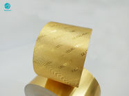 Золотая персонализированная бумага алюминиевой фольги дизайна 114mm для упаковки сигареты