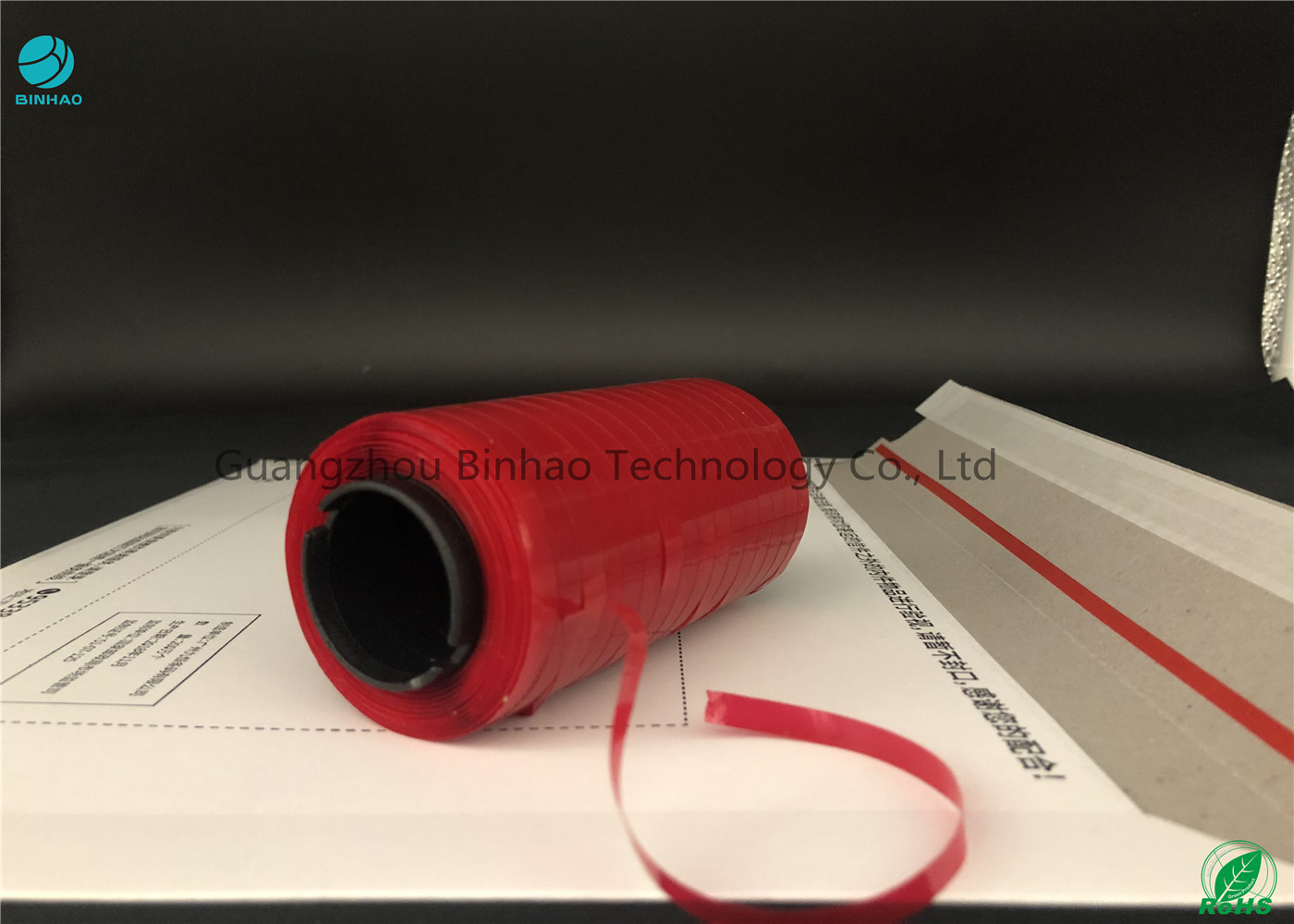 Красная лента ленты прокладки разрыва конверта/упаковки горячего Мельт слипчивая Теарабле