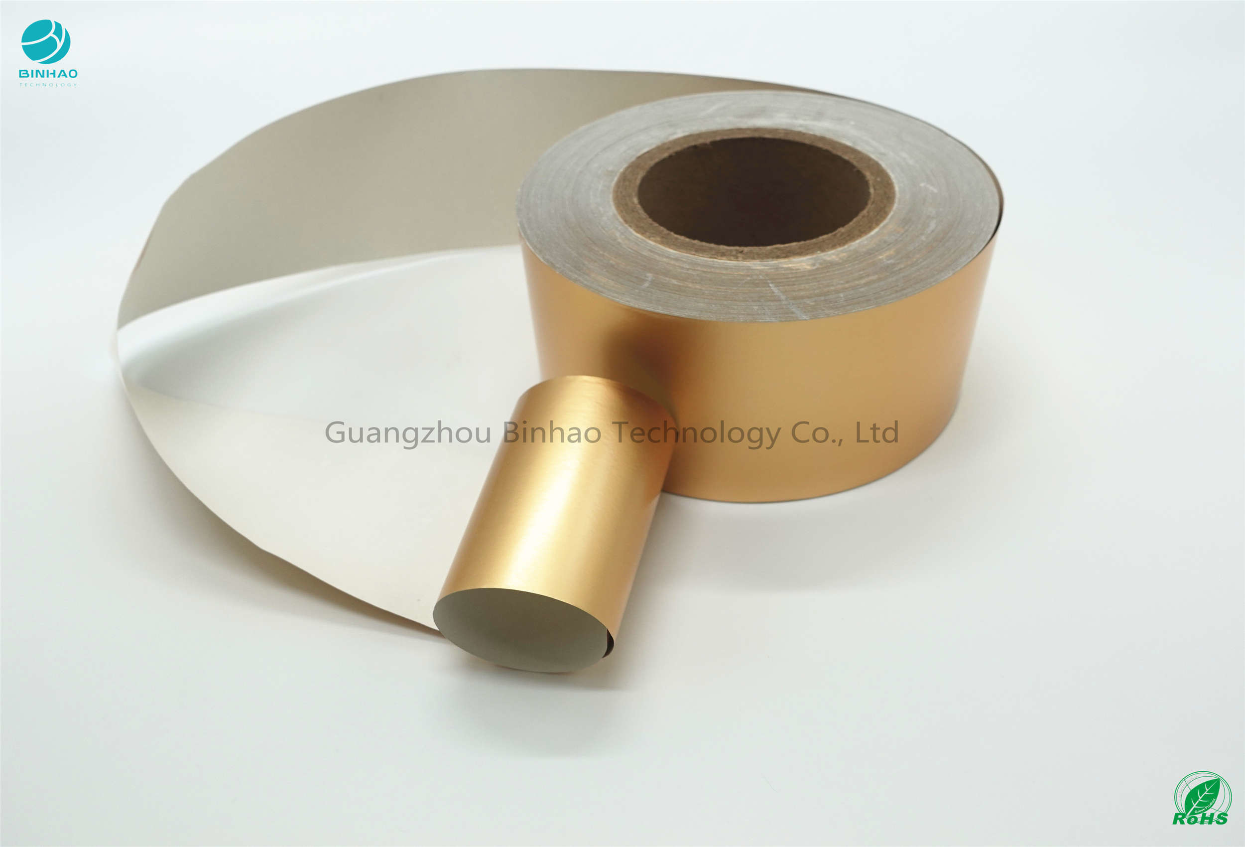 Горячий штемпелевать соединяет 1 бумагу алюминиевой фольги золота табака 55gsm