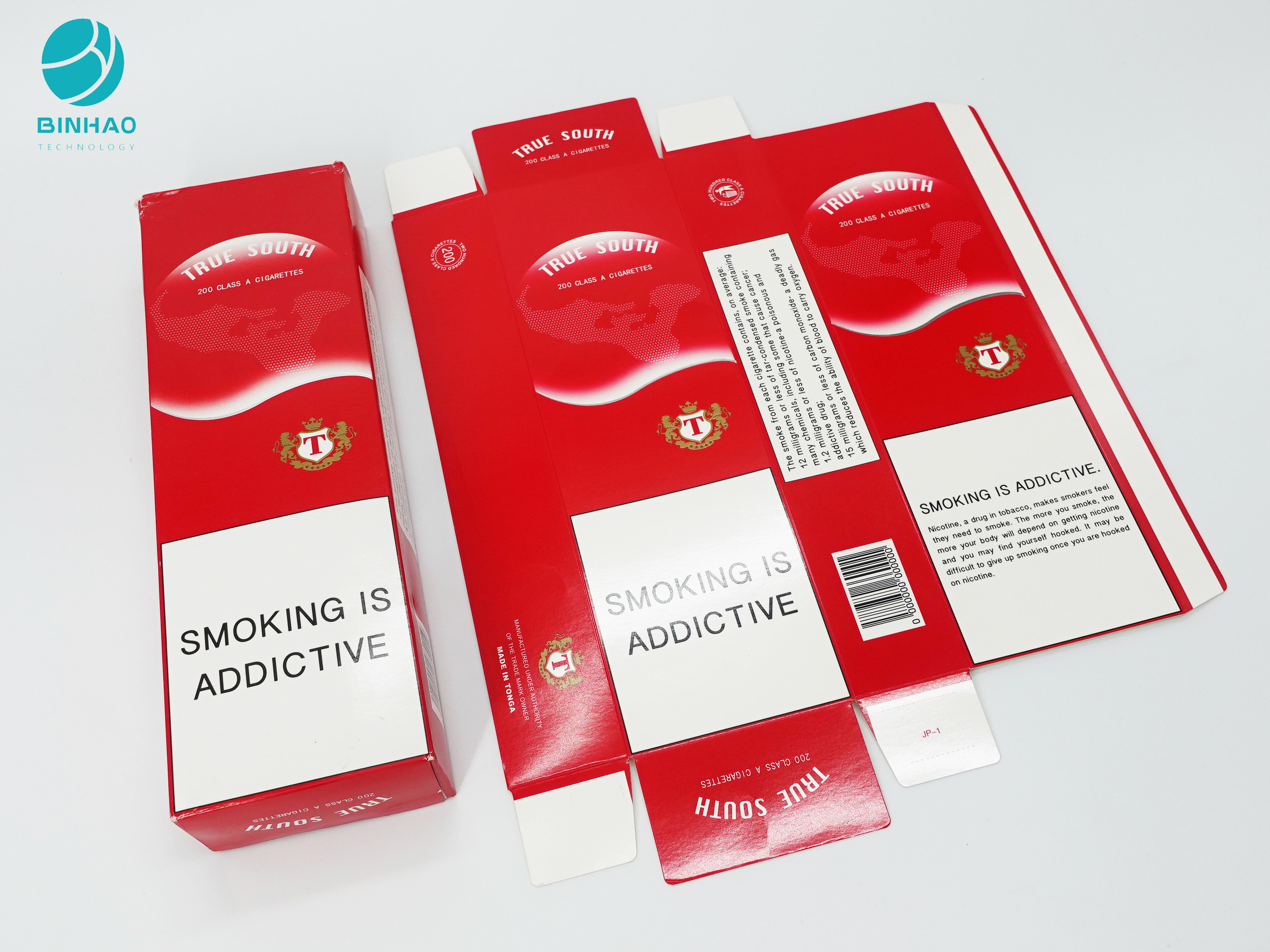 Прочный картон случая упаковки сигареты пакетов табака для продукта коробки