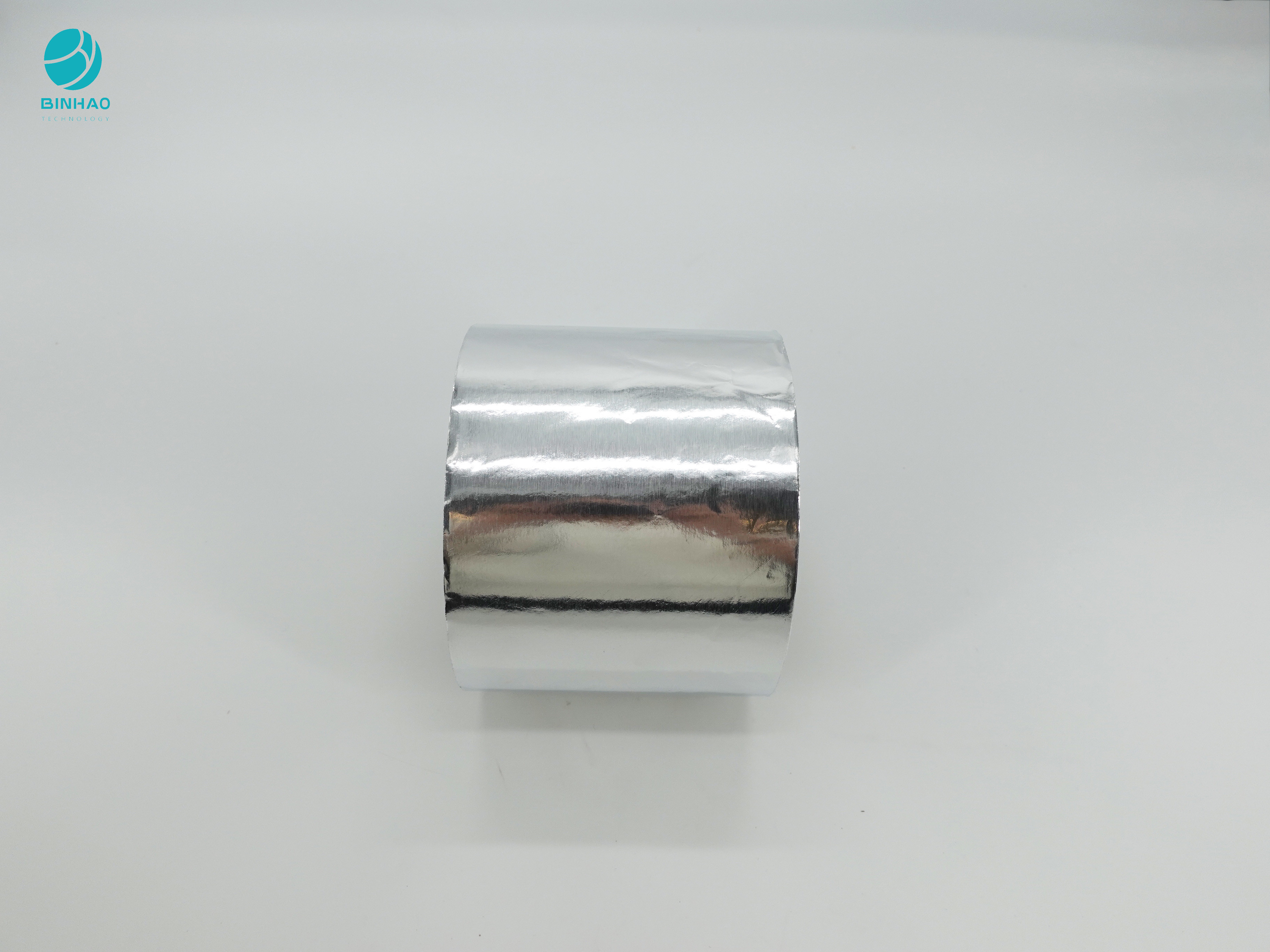 Бумага алюминиевой фольги 58gsm качества еды лоснистая серебряная для пакета сигареты