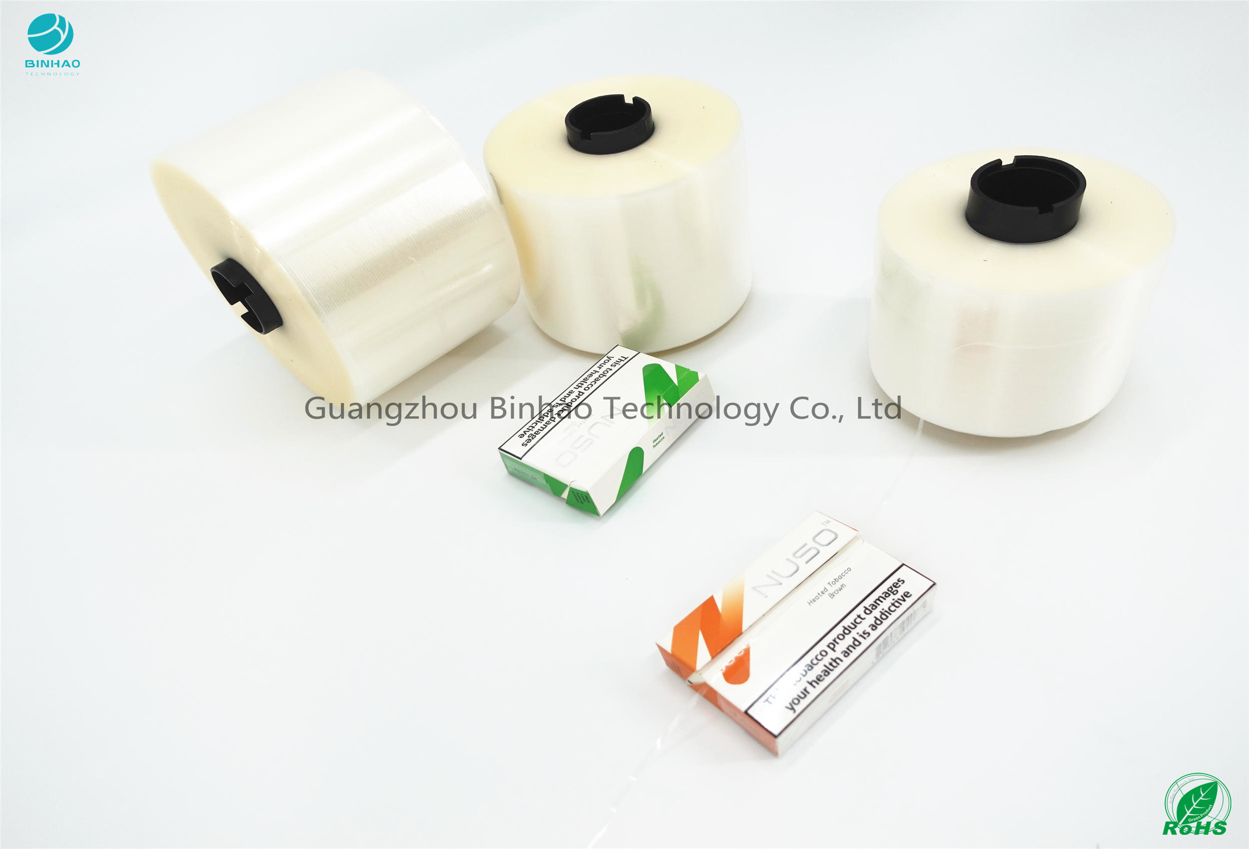 Материалы пакета E-сигареты ID 30mm HNB цвета ленты прокладки разрыва ясные